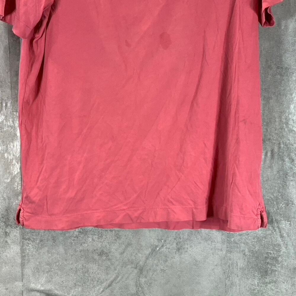 VINEYARD VINES Men's Red Classic Pima Pique Short-Sleeve Polo Shirt SZ M - Picture 7 of 9